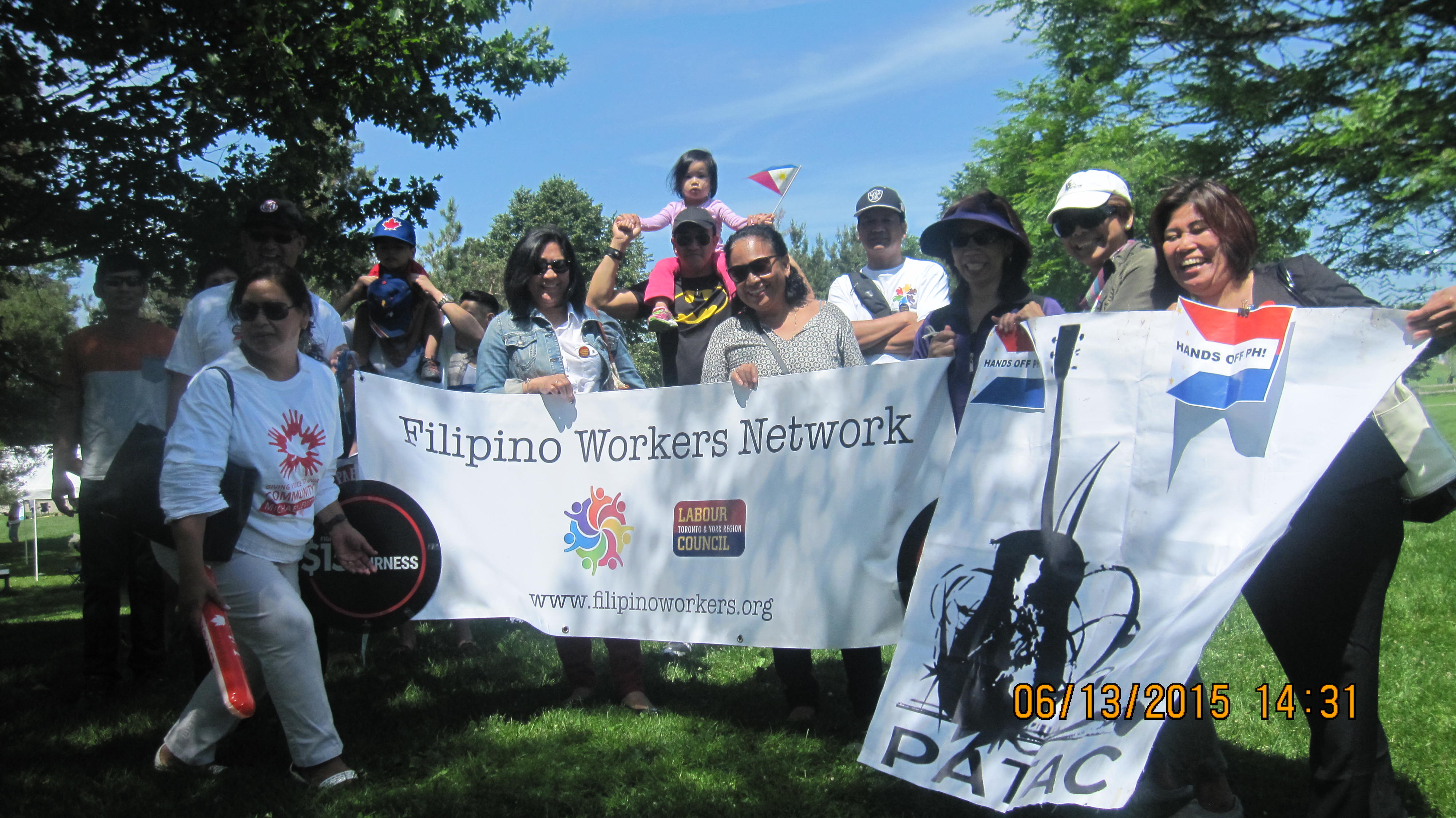 Filipino Workers Network At the June 13 PIDC picnic